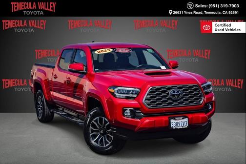 Barcelona Red Metallic 2023 Toyota Tacoma TRD Sport