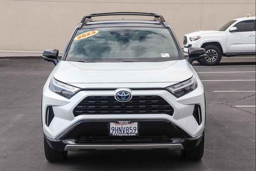 White 2023 Toyota RAV4 Hybrid SE