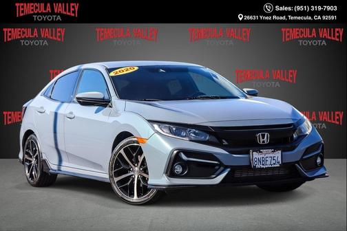 Gray 2020 Honda Civic Sport