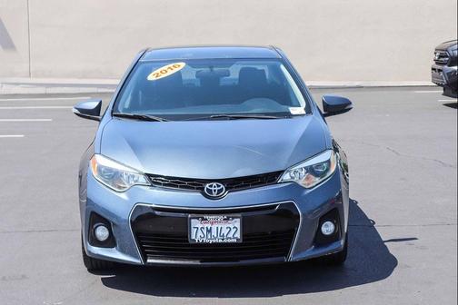 Slate Metallic 2016 Toyota Corolla S Plus