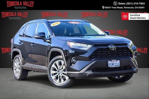 Midnight Black Metallic 2023 Toyota RAV4 XLE Premium