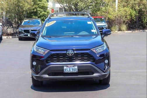 Blue 2020 Toyota RAV4 XLE
