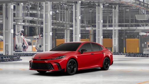 Red 2026 Toyota Camry Nightshade