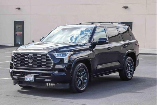 Midnight Black Metallic 2024 Toyota Sequoia Platinum