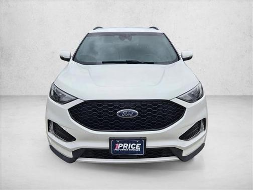 Star White Metallic Tri-Coat 2020 Ford Edge ST