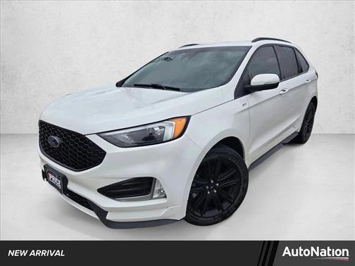 Star White Metallic Tri-Coat 2020 Ford Edge ST