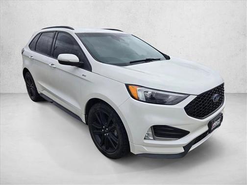Star White Metallic Tri-Coat 2020 Ford Edge ST