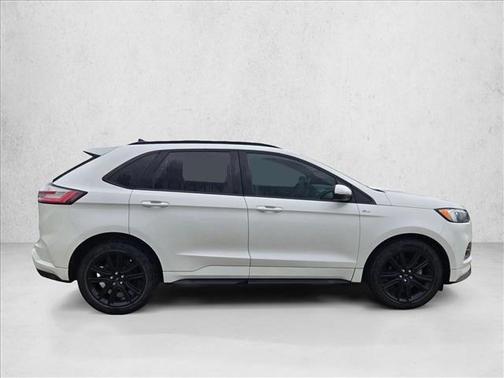 Star White Metallic Tri-Coat 2020 Ford Edge ST