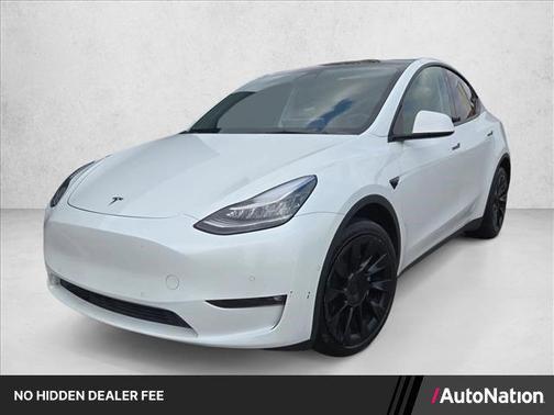Pearl White Multi-Coat 2021 Tesla Model Y Long Range Dual Motor All-Wheel Drive