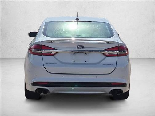 White Platinum Metallic Tri-Coat 2018 Ford Fusion Sport