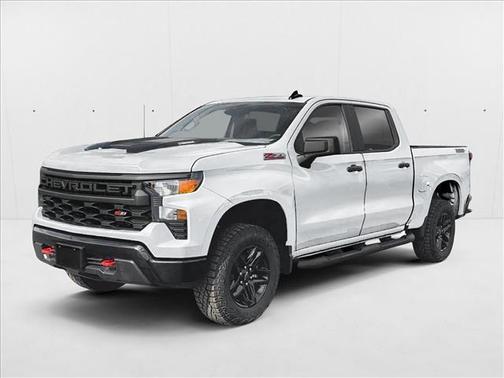 Summit White 2026 Chevrolet Silverado 1500 Custom Trail Boss