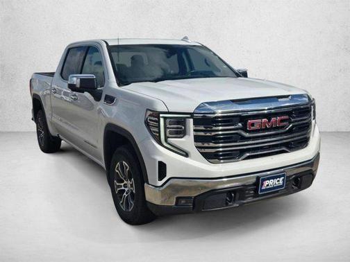 Summit White 2025 GMC Sierra 1500 SLT