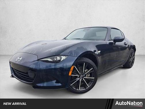 Deep Crystal Blue Mica 2025 Mazda MX-5 Miata RF Grand Touring