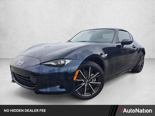Deep Crystal Blue Mica 2025 Mazda MX-5 Miata RF Grand Touring
