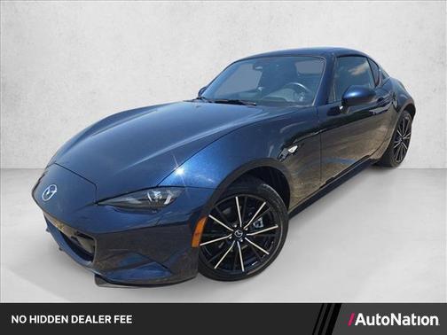 Deep Crystal Blue Mica 2025 Mazda MX-5 Miata RF Grand Touring