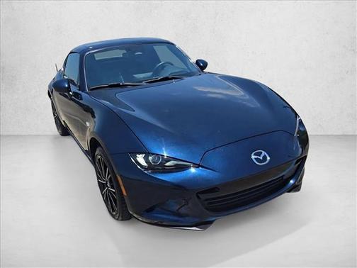 Deep Crystal Blue Mica 2025 Mazda MX-5 Miata RF Grand Touring
