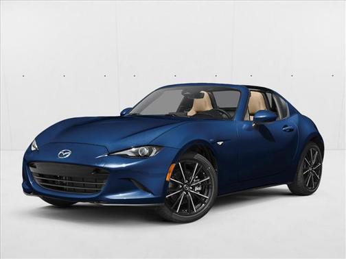 Deep Crystal Blue Mica 2025 Mazda MX-5 Miata RF Grand Touring