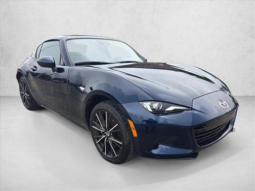 Deep Crystal Blue Mica 2025 Mazda MX-5 Miata RF Grand Touring