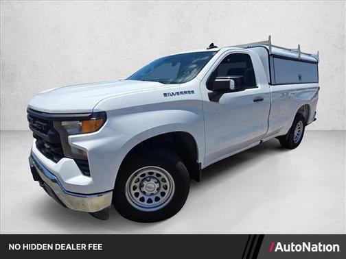 Summit White 2023 Chevrolet Silverado 1500 WT