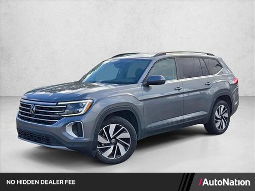 Gray 2025 Volkswagen Atlas 2.0T SE w/Technology