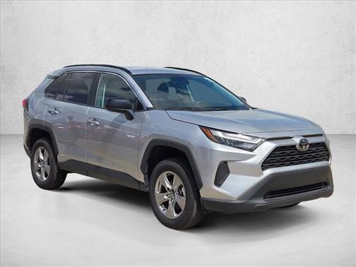 Silver 2025 Toyota RAV4 Hybrid LE