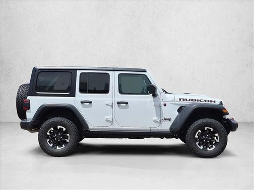 Bright White Clearcoat 2025 Jeep Wrangler Rubicon