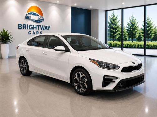 Clear White 2020 Kia Forte LXS