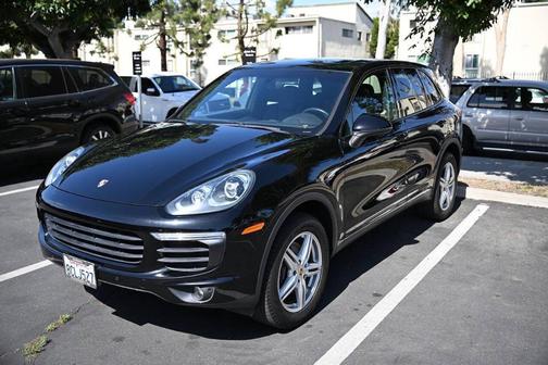 Black 2017 Porsche Cayenne Platinum Edition