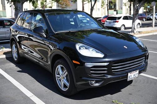 Black 2017 Porsche Cayenne Platinum Edition