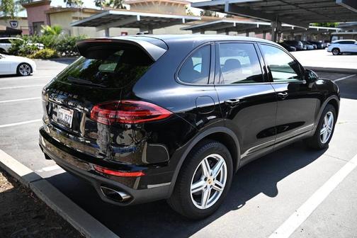 Black 2017 Porsche Cayenne Platinum Edition