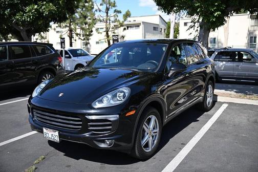 Black 2017 Porsche Cayenne Platinum Edition
