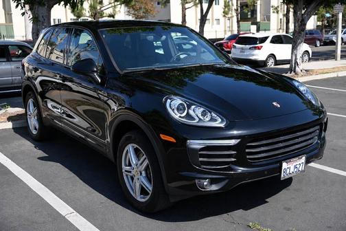 Black 2017 Porsche Cayenne Platinum Edition
