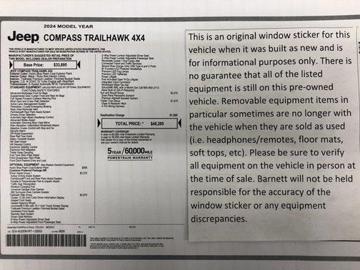 2024 Jeep Compass Trailhawk