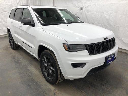 Bright White Clearcoat 2021 Jeep Grand Cherokee 80th Anniversary 4x4