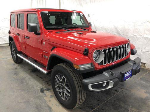 Firecracker Red Clearcoat 2024 Jeep Wrangler 4-Door Sahara 4x4