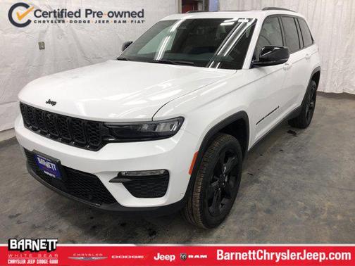 Bright White Clearcoat 2024 Jeep Grand Cherokee Limited