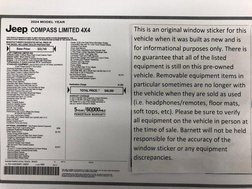 2024 Jeep Compass Limited
