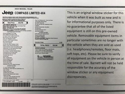 2024 Jeep Compass Limited