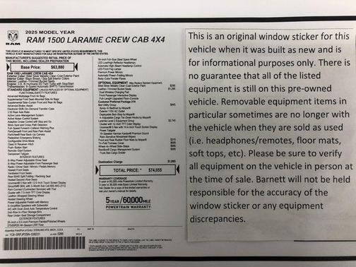 2025 RAM 1500 Laramie