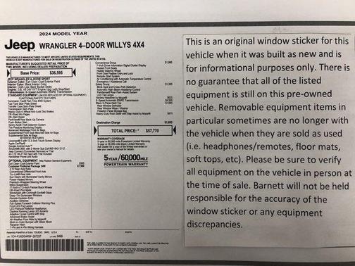 2024 Jeep Wrangler Willys