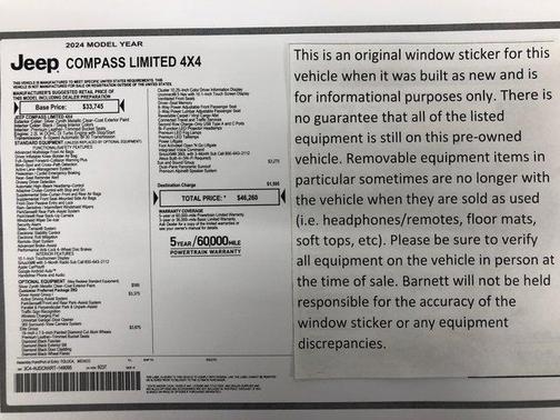 2024 Jeep Compass Limited
