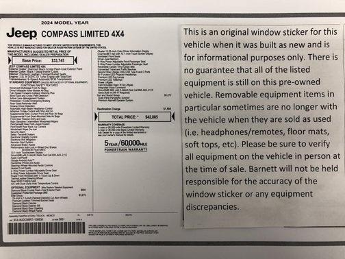 2024 Jeep Compass Limited