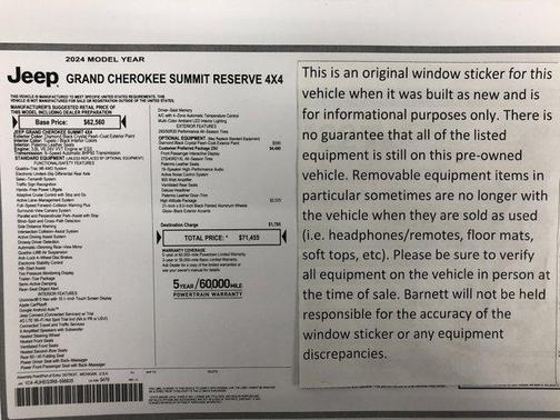 Diamond Black Crystal Pearlcoat 2024 Jeep Grand Cherokee High Altitude