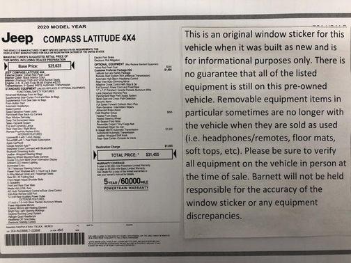 2020 Jeep Compass Latitude