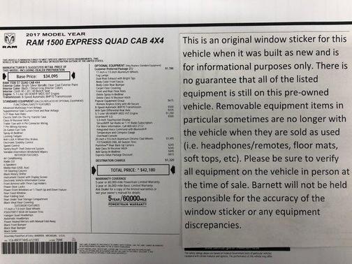 2017 RAM 1500 Express