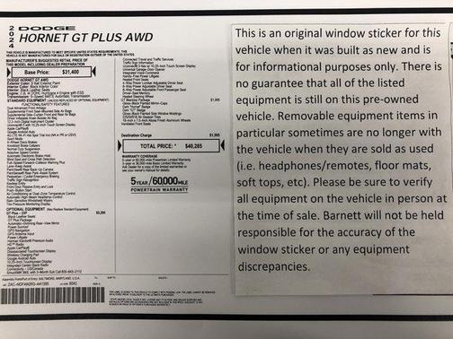 2024 Dodge Hornet GT Plus AWD