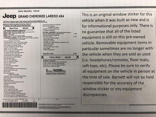 2024 Jeep Grand Cherokee Laredo
