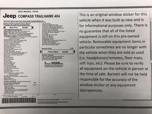 2023 Jeep Compass Trailhawk