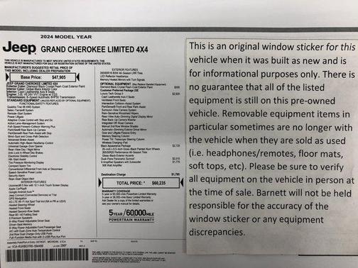 2024 Jeep Grand Cherokee Limited