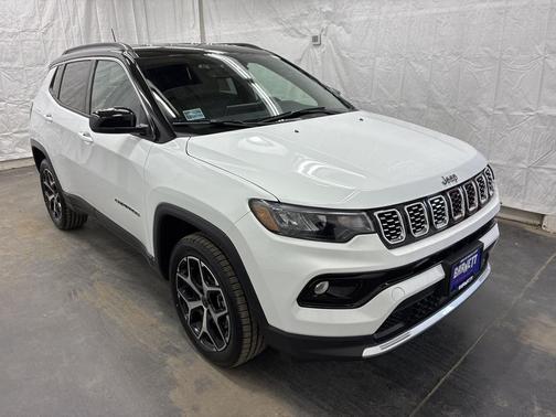 Bright White Clearcoat 2025 Jeep Compass Limited